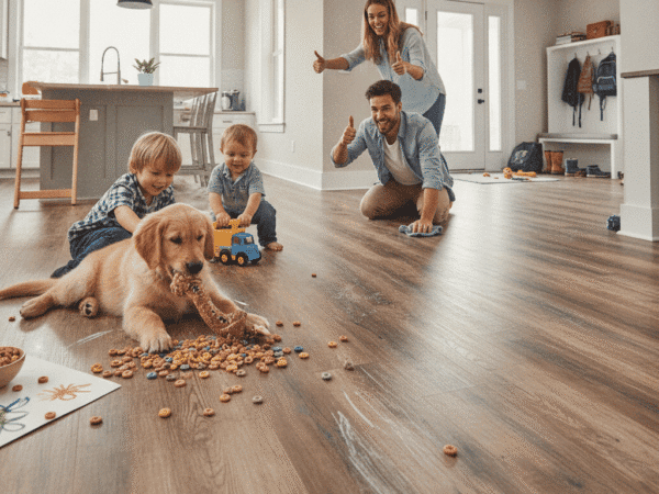 Choose Tough Flooring for Busy Family Homes